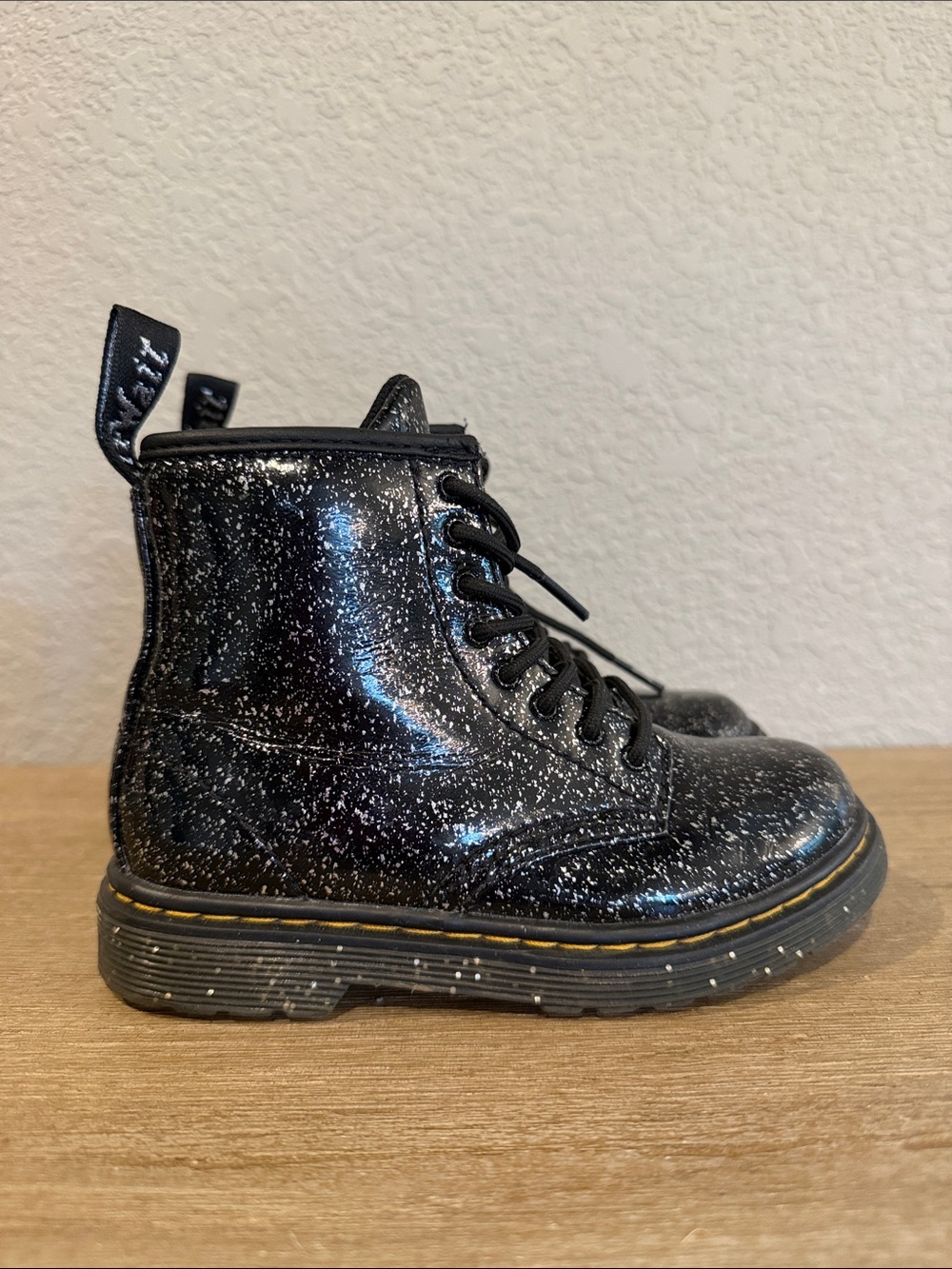 Dr. Martens Junior/Toddler 1460 Glitter Lace-Up Boots